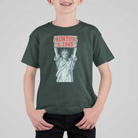 Antifa Fascism T Shirt For Kid Statue of Liberty Anti Fascism Patriotic - Wonder Print Shop