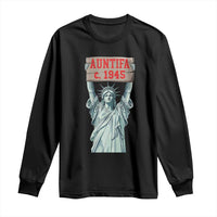 Antifa Fascism Long Sleeve Shirt Statue of Liberty Anti Fascism Patriotic - Wonder Print Shop