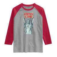 Antifa Fascism Raglan Shirt Statue of Liberty Anti Fascism Patriotic - Wonder Print Shop