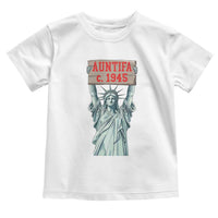 Antifa Fascism Toddler T Shirt Statue of Liberty Anti Fascism Patriotic - Wonder Print Shop