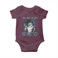 Not Now Kitten Daddy Increasing Shareholder Value Baby Onesie Funny Werewolf Meme Sarcastic