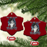 Not Now Kitten Daddy Increasing Shareholder Value Ceramic Ornament Funny Werewolf Meme Sarcastic