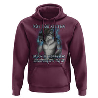 Not Now Kitten Daddy Increasing Shareholder Value Hoodie Funny Werewolf Meme Sarcastic