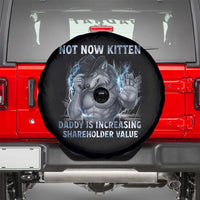 Not Now Kitten Daddy Increasing Shareholder Value Spare Tire Cover Funny Wolf Meme