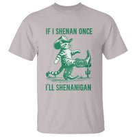 Cowboy Cat St Patrick Day T Shirt If I Shenan Once I'll Shenanigan