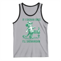 Cowboy Cat St Patrick Day Tank Top If I Shenan Once I'll Shenanigan