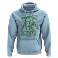 Cowboy St Patrick's Day Hoodie Howdy Go Lucky