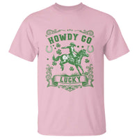 Cowboy St Patrick's Day T Shirt Howdy Go Lucky
