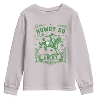 Cowboy St Patrick's Day Youth Sweatshirt Howdy Go Lucky