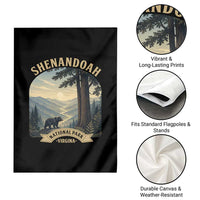 Shenandoah National Park Garden Flag Vintage Virginia Nature Mountain Bear