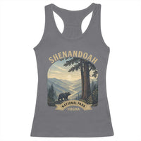 Shenandoah National Park Racerback Tank Top Vintage Virginia Nature Mountain Bear