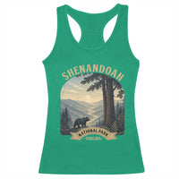 Shenandoah National Park Racerback Tank Top Vintage Virginia Nature Mountain Bear