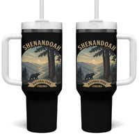 Shenandoah National Park Tumbler With Handle Vintage Virginia Nature Mountain Bear