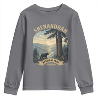 Shenandoah National Park Youth Sweatshirt Vintage Virginia Nature Mountain Bear