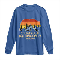 Shenandoah National Park Long Sleeve Shirt Vintage Virginia Mountains Bear