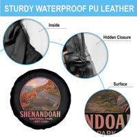 Shenandoah National Park Spare Tire Cover Vintage Virginia Mountain Landscape