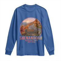 Shenandoah National Park Long Sleeve Shirt Vintage Virginia Mountain Landscape