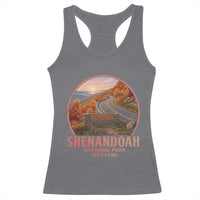Shenandoah National Park Racerback Tank Top Vintage Virginia Mountain Landscape