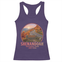 Shenandoah National Park Racerback Tank Top Vintage Virginia Mountain Landscape
