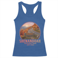 Shenandoah National Park Racerback Tank Top Vintage Virginia Mountain Landscape