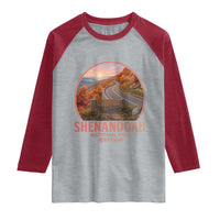 Shenandoah National Park Raglan Shirt Vintage Virginia Mountain Landscape