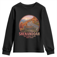 Shenandoah National Park Youth Sweatshirt Vintage Virginia Mountain Landscape
