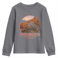 Shenandoah National Park Youth Sweatshirt Vintage Virginia Mountain Landscape