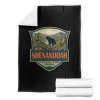 Shenandoah National Park Throw Blanket Virginia Black Bear Mountain