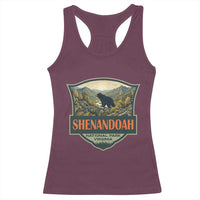 Shenandoah National Park Racerback Tank Top Virginia Black Bear Mountain