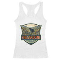 Shenandoah National Park Racerback Tank Top Virginia Black Bear Mountain
