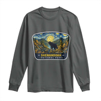 Shenandoah National Park Long Sleeve Shirt Starry Night Virginia Bear Mountain