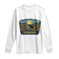 Shenandoah National Park Long Sleeve Shirt Starry Night Virginia Bear Mountain