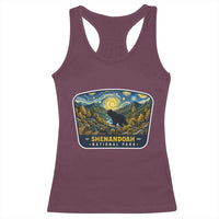 Shenandoah National Park Racerback Tank Top Starry Night Virginia Bear Mountain