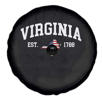 Virginia American Flag Map Spare Tire Cover State Travel Souvenir
