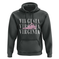 Virginia State Map Hoodie East Coast State Pride Travel Gift