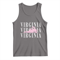 Virginia State Map Tank Top East Coast State Pride Travel Gift