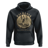 Vintage Virginia Motto Sic Semper Tyrannis Hoodie