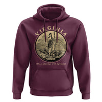 Vintage Virginia Motto Sic Semper Tyrannis Hoodie