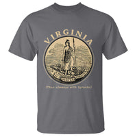 Vintage Virginia Motto Sic Semper Tyrannis T Shirt