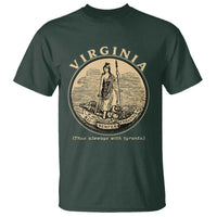 Vintage Virginia Motto Sic Semper Tyrannis T Shirt