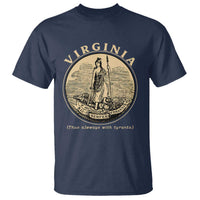 Vintage Virginia Motto Sic Semper Tyrannis T Shirt