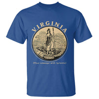 Vintage Virginia Motto Sic Semper Tyrannis T Shirt