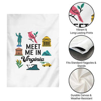 Meet Me in Virginia Garden Flag Travel Souvenir East Coast State Pride