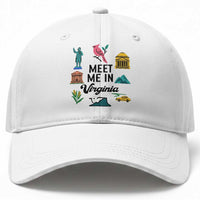Meet Me in Virginia Baseball Cap Travel Souvenir East Coast State Pride