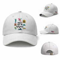 Meet Me in Virginia Baseball Cap Travel Souvenir East Coast State Pride