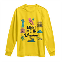 Meet Me in Virginia Long Sleeve Shirt Travel Souvenir East Coast State Pride