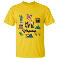 Meet Me in Virginia T Shirt Travel Souvenir East Coast State Pride
