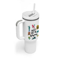 Meet Me in Virginia Tumbler With Handle Travel Souvenir East Coast State Pride
