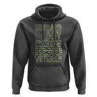 Husband Daddy Protector Hero Veteran Hoodie Father's Day American Flag Camouflage