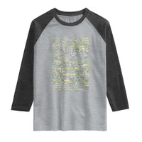 Husband Daddy Protector Hero Veteran Raglan Shirt Father's Day American Flag Camouflage